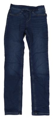 Modré teplákové džegíny H&M