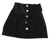 Černá propínací sukně