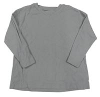 Šedé žebrované triko George