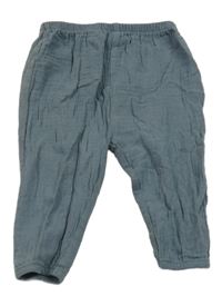 Tmavomodré mušelínové kalhoty George