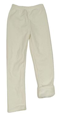 Smetanové zateplené legíny