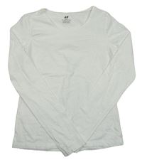 Bílé triko H&M