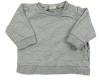 Šedá melírovaná mikina H&M