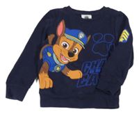 Tmavomodrá mikina s Chasem - Paw Patrol C&A
