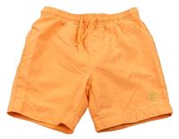 Neonově oranžové plážové kraťasy Primark