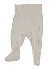 Bílé puntíkaté polodupky H&M