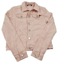 Světlerůžová riflová bunda George