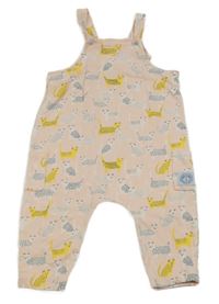 Světlerůžové laclové tepláky s leopardy Miniclub