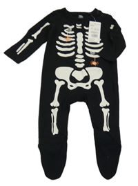 Nové - Černý overal s kostrou F&F