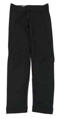 Černé sportovní legíny s logem Adidas