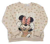 Smetanová vzorovaná mikina s Minnie H&M