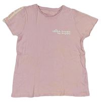 Růžové tričko s nápisem George