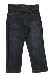 Tmavomodré straght fit rifle Denim Co.
