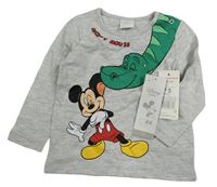 Šedé triko s Mickeym Disney