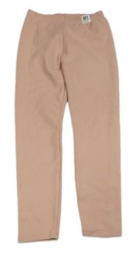 Růžové plyšové zateplené legíny zn. Shein