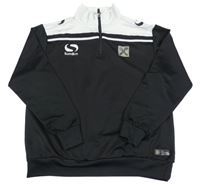 Černo-bílá sportovní mikina s logem Sondico