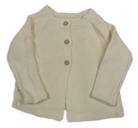 Béžový propínací svetr George