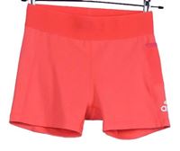 Dámské neonově růžové sportovní elastické kraťasy s logem Adidas 