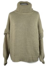 Dámský béžový svetrový rolák Amalfi 