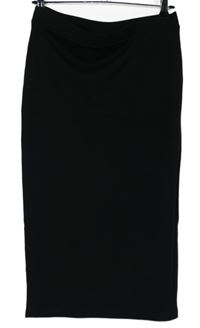 Dámská černá midi sukně