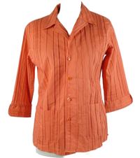 Dámská korálová žebrovaná halenka Biaggini 