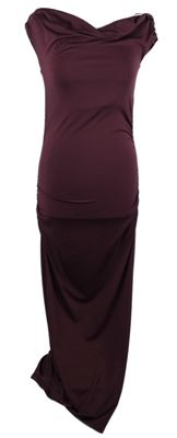 Nové - Dámské vínové midi šaty New Look 