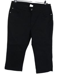 Dámské černé capri rifle Elle Nor