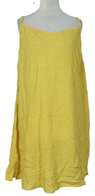 Dámské žluté vzorované šaty Next 
