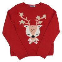 Červený svetr se sobem Pepperts