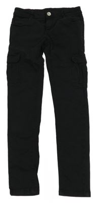 Černé skinny cargo rifle C&A