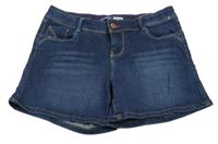 Tmavomodré riflové kraťasy Okaidi