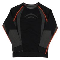 Černo-šedé spodní funkční triko 