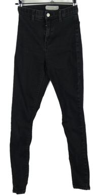 Dámské černé skinny rifle Topshop vel. 26/30