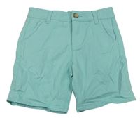 Pomněnkové plátěné chino kraťasy Matalan