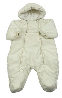 Smnetanová šusťáková zimní kombinéza s medvídkem a kapucí Bebe Bonito