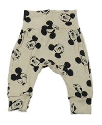 Béžové tepláky s Mickeym H&M