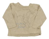 Béžový svetr s Dumbem Disney