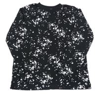 Černo-bílé vzorované pyžamové triko F&F