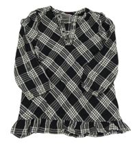 Černo-bílé kárované šaty Topolino