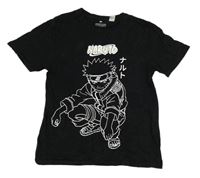 Černé tričko Naruto H&M