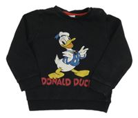 Černá mikina s Donaldem Disney