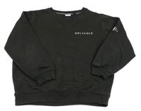 Černá oversize mikina s logem Holyfield