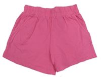 Růžové bavlněné kraťasy Sinsay