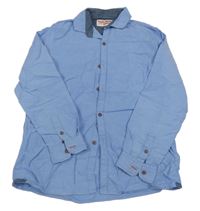 Modrá melírovaná košile Next