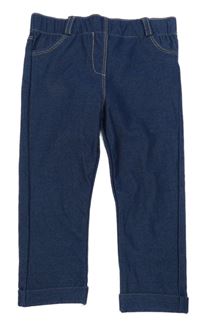 Tmavomodré tregíny rifllového vzhledu KIABI