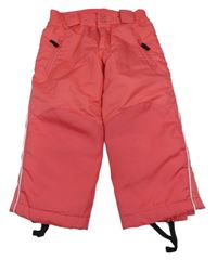 Jahodové šusťákové zimní oteplovačky ALPINETEK