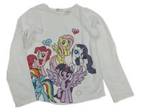 Bílé triko s pony H&M