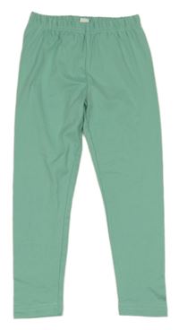 Zelenomentolové sportovní legíny SHEIN