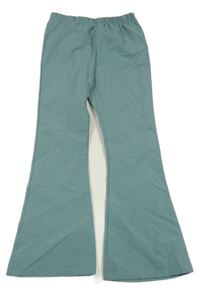 Šalvějové flare šusťákové kalhoty 