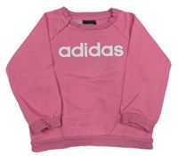 Tmavorůžová mikina Adidas